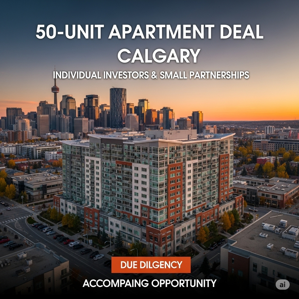 50 unit apartment building investment in Calgary