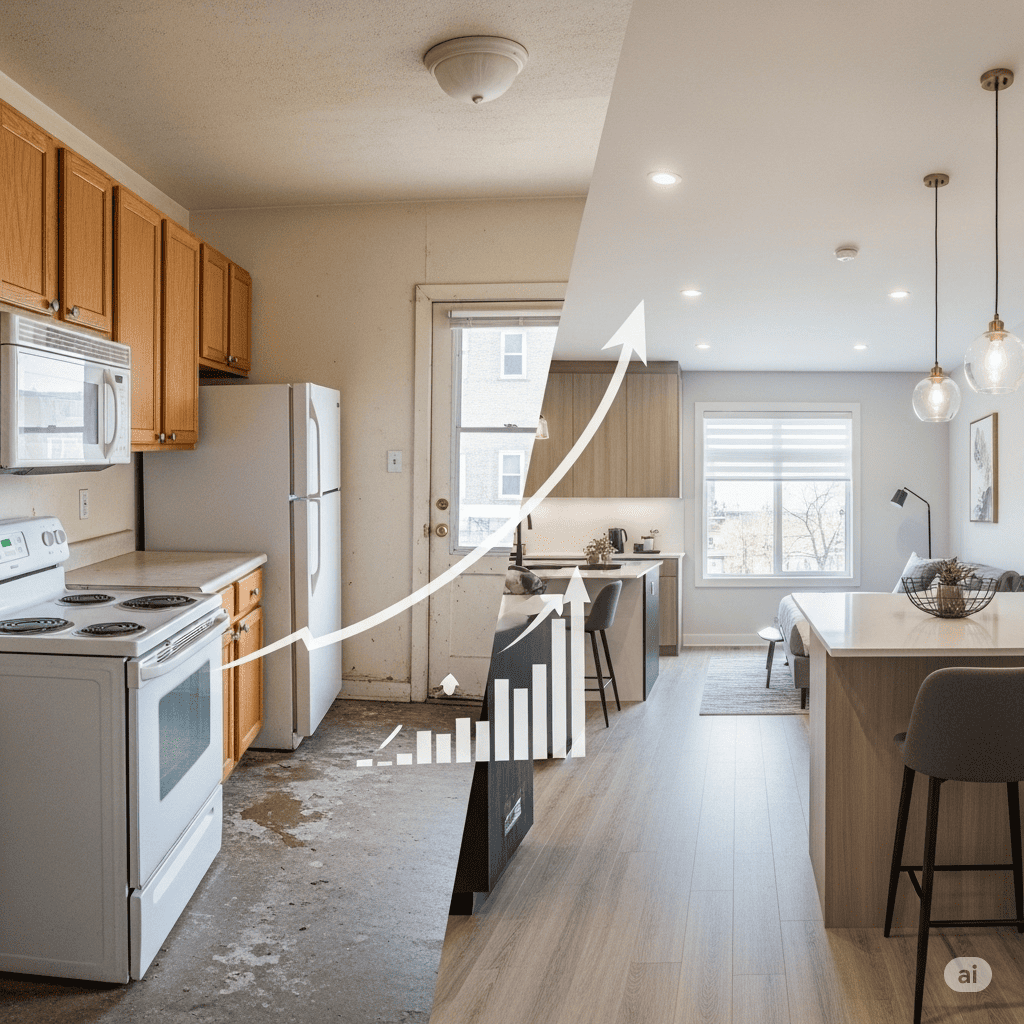 Renovations in Edmonton for multi-family rental properties