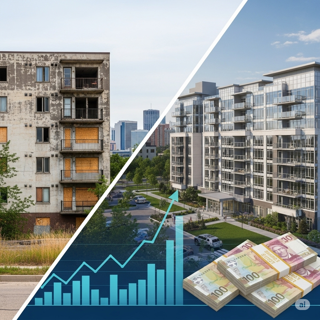Investment property renovations for Edmonton apartments