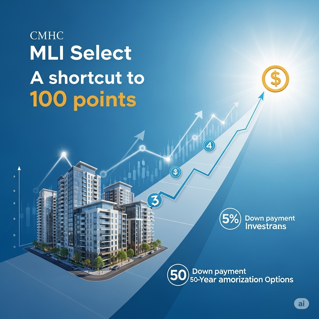 CMHC MLI Select 100 points for real estate investors
