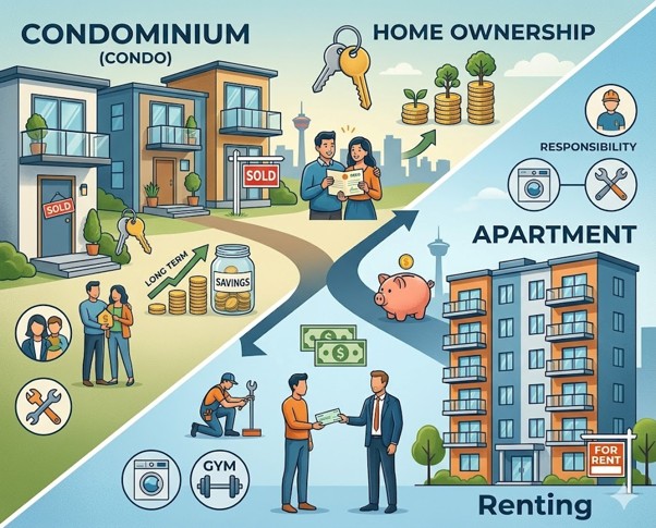 Condominium vs Apartment