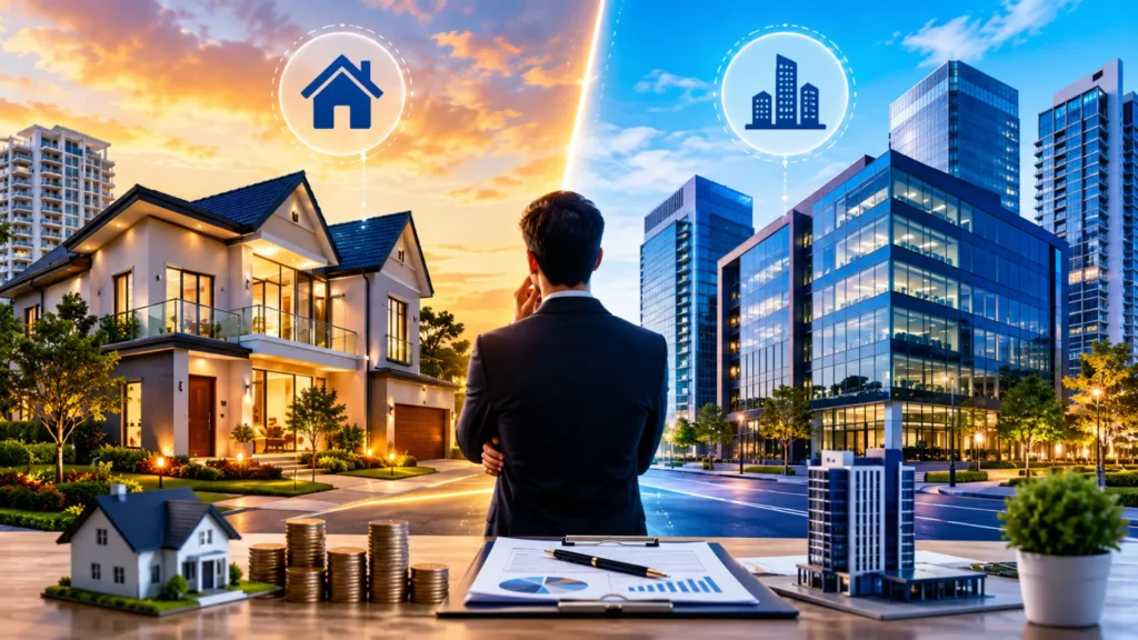 Residential vs Commercial Real Estate