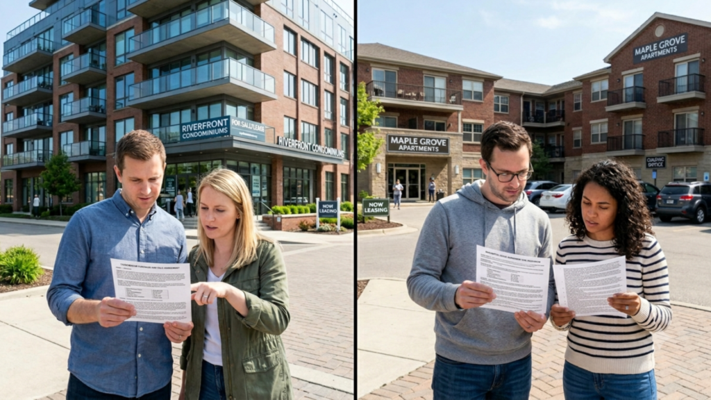 Condominium vs Apartment