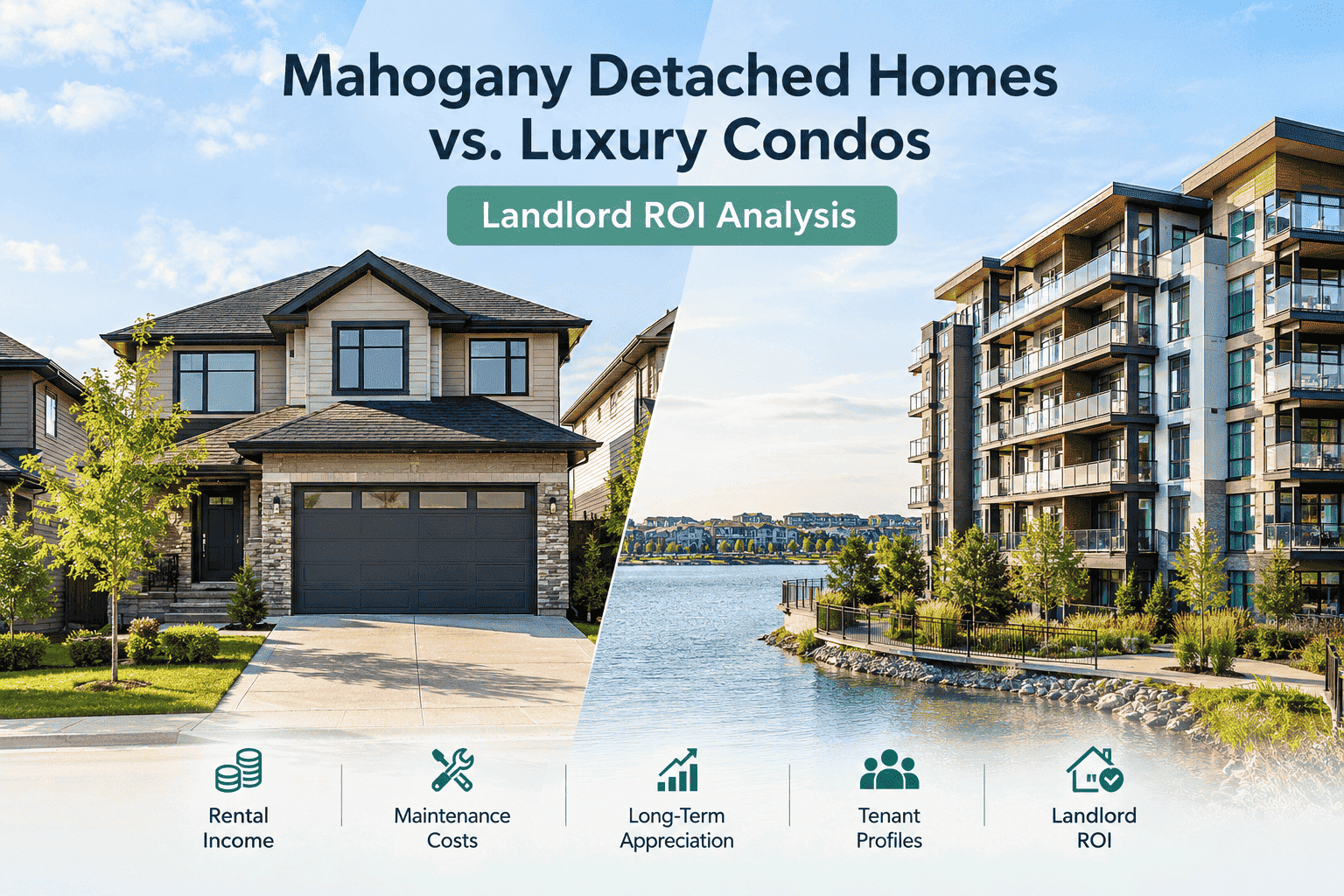 Mahogany Detached Homes vs. Luxury Condos: Landlord ROI Analysis